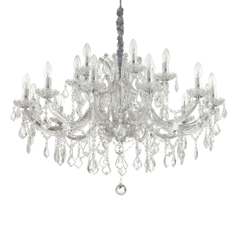Buy Chandeliers Australia Napoleon Sp18 Chandelier 18 Lights Metal / Crystal - 16741