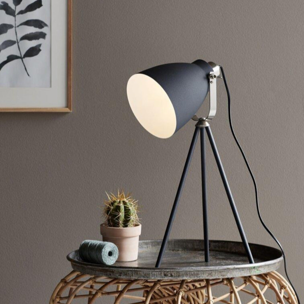 Buy Table Lamps Australia Largo 1 Light Table Lamp Black - 46655003