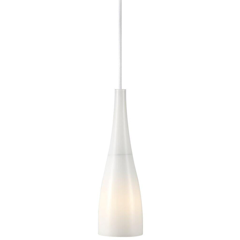 Embla 1 Light Pendant Glass White - 45703001