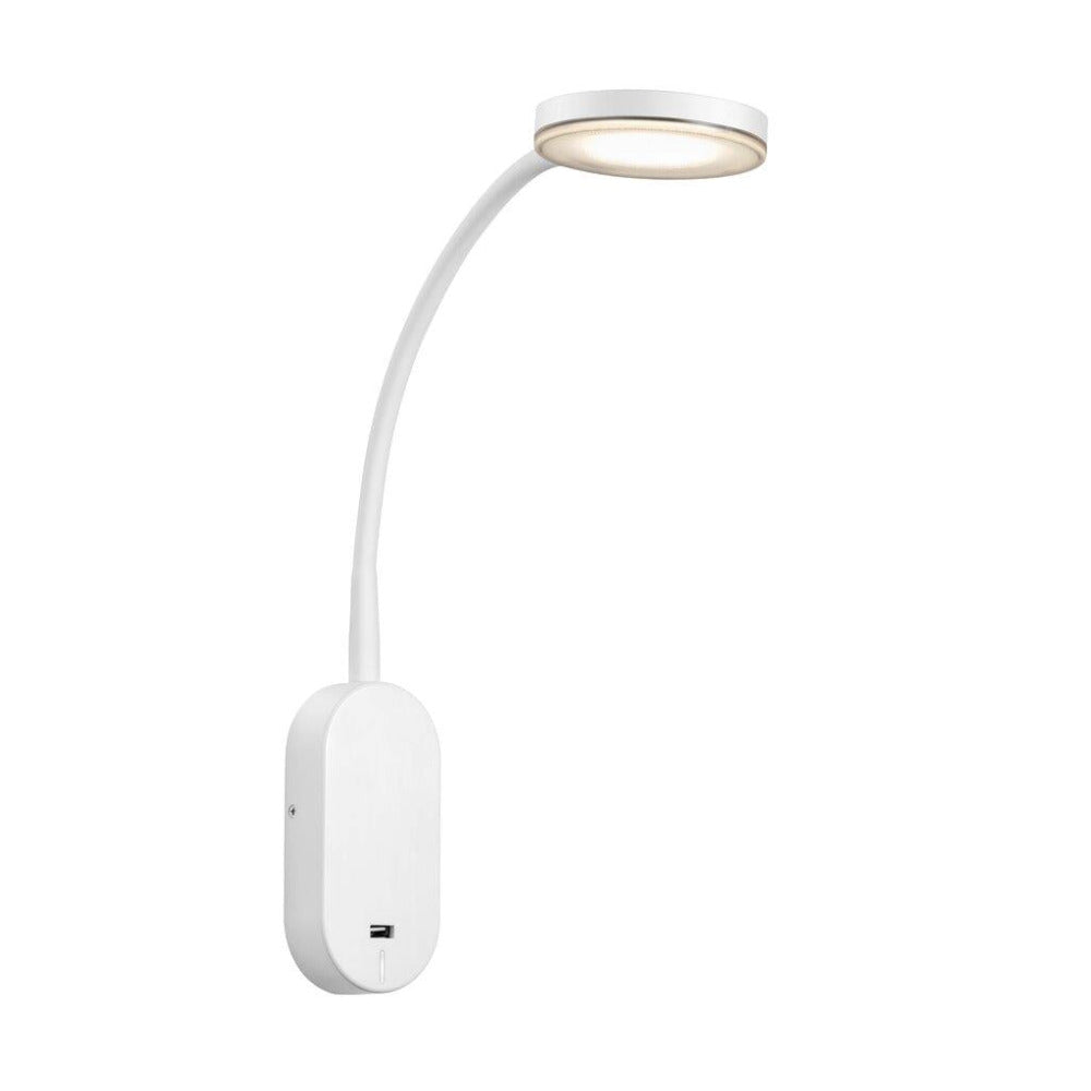 Buy Bedside Reading Lights Australia Mason Wall Light Plastic White, Frosted - 47131001