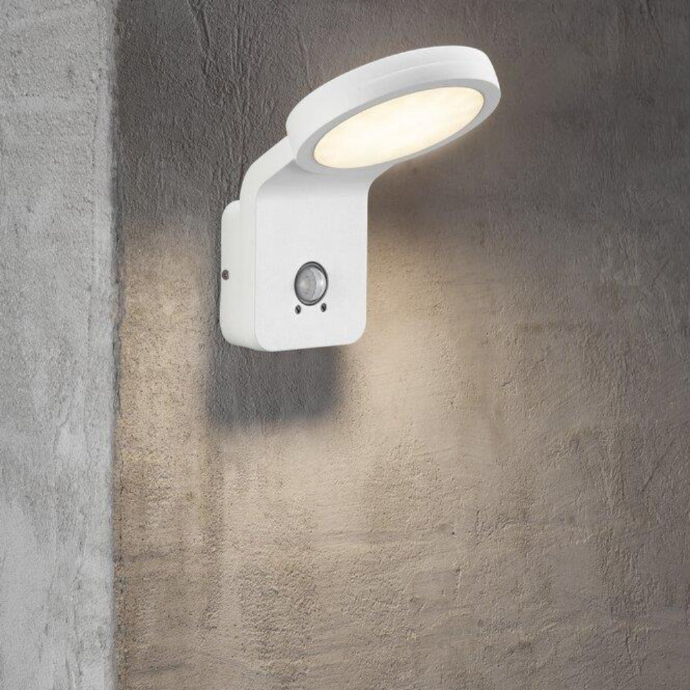 Buy Security Wall Lights Australia Marina Flatline PIR Sensor Wall Light White, Opal - 46831001