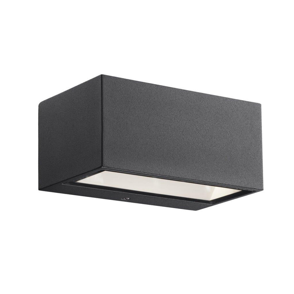 Buy Exterior Wall Lights Australia Nene 1 Light Wall Light Black, Clear - 872723