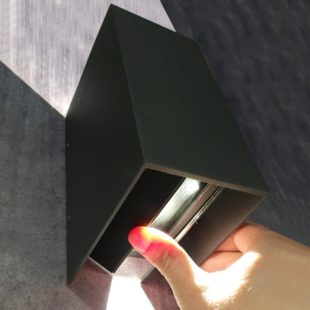 Buy Up / Down Wall Lights Australia Norma Up-Down Wall Light Grey, Clear - 77611010