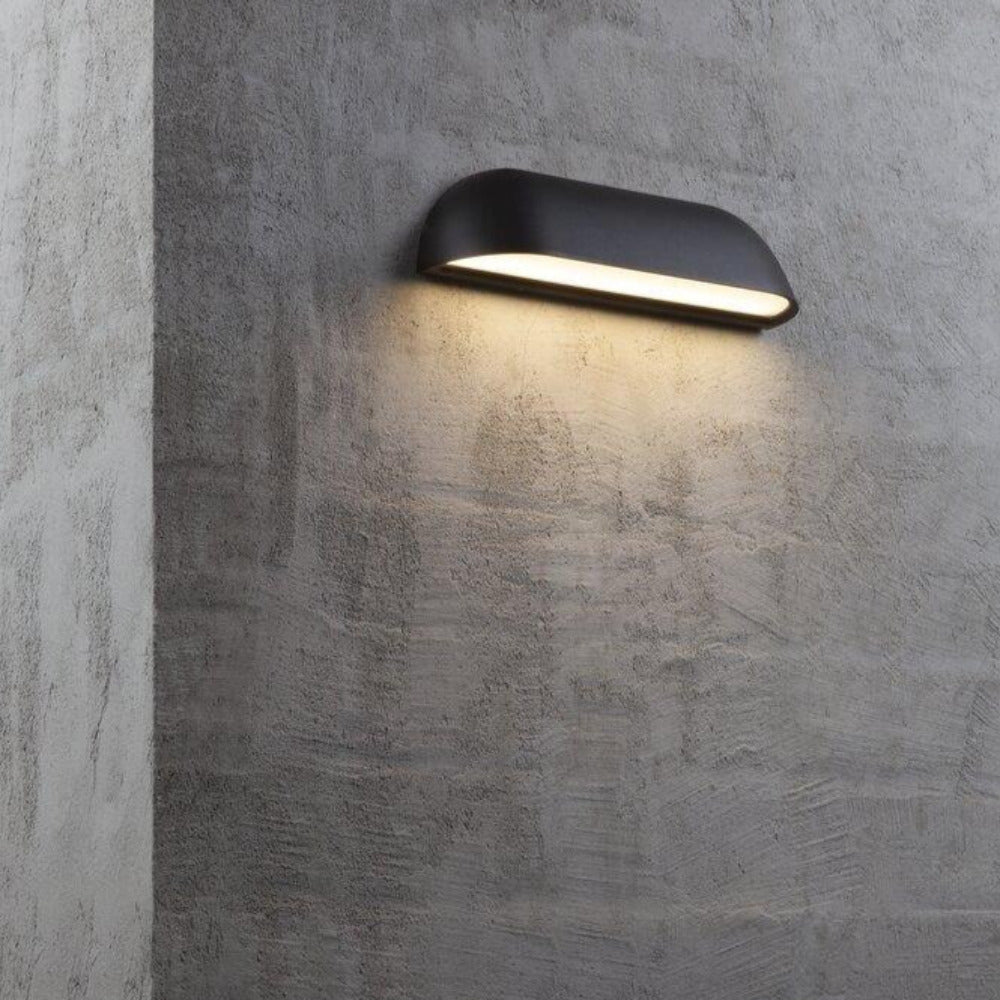 Buy Exterior Wall Lights Australia Front 26 1 Light Wall Light Black, Opal - 84081003