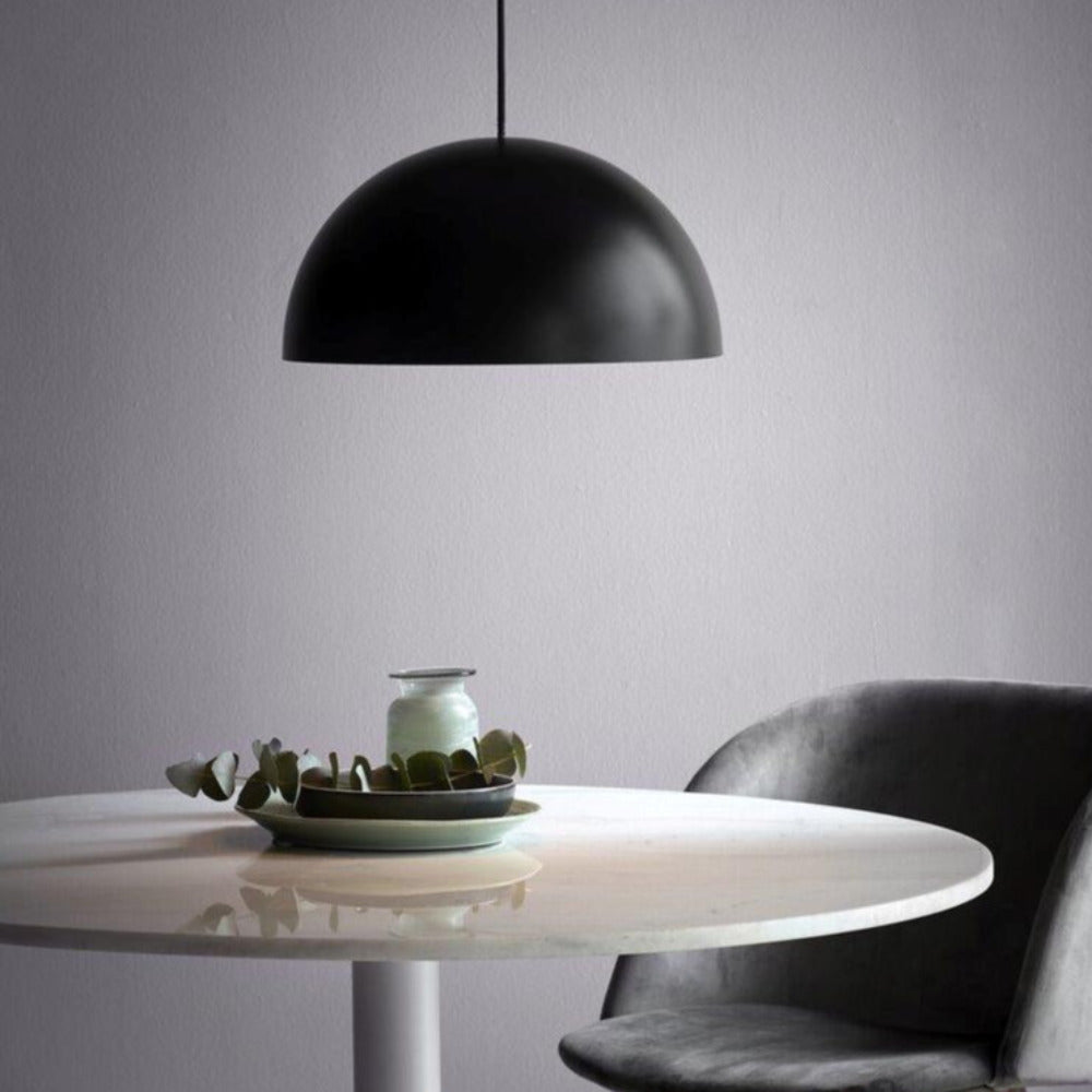 Buy Pendant Lights Australia Ellen 1 Light 400mm Pendant Black - 48573003