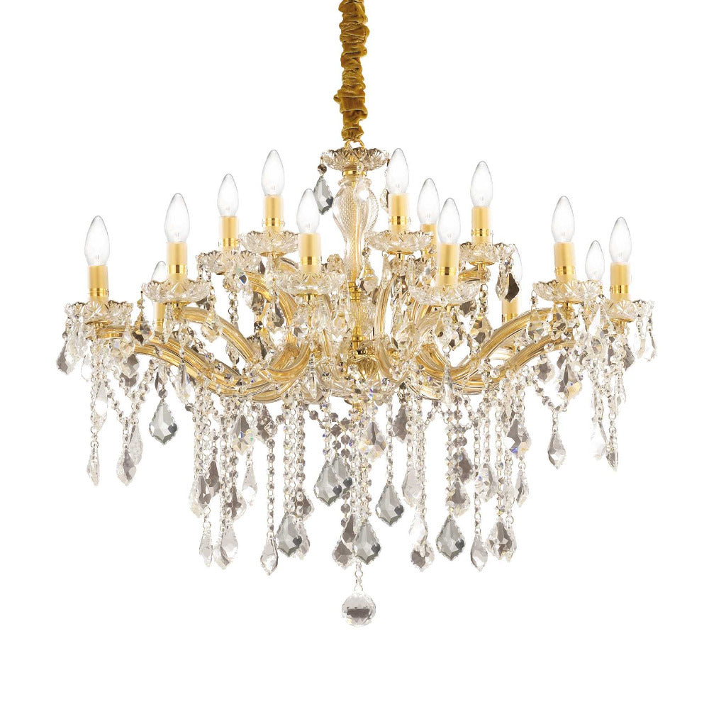Buy Chandeliers Australia Florian Sp18 Chandelier 18 Lights Glass & Metal - 0751
