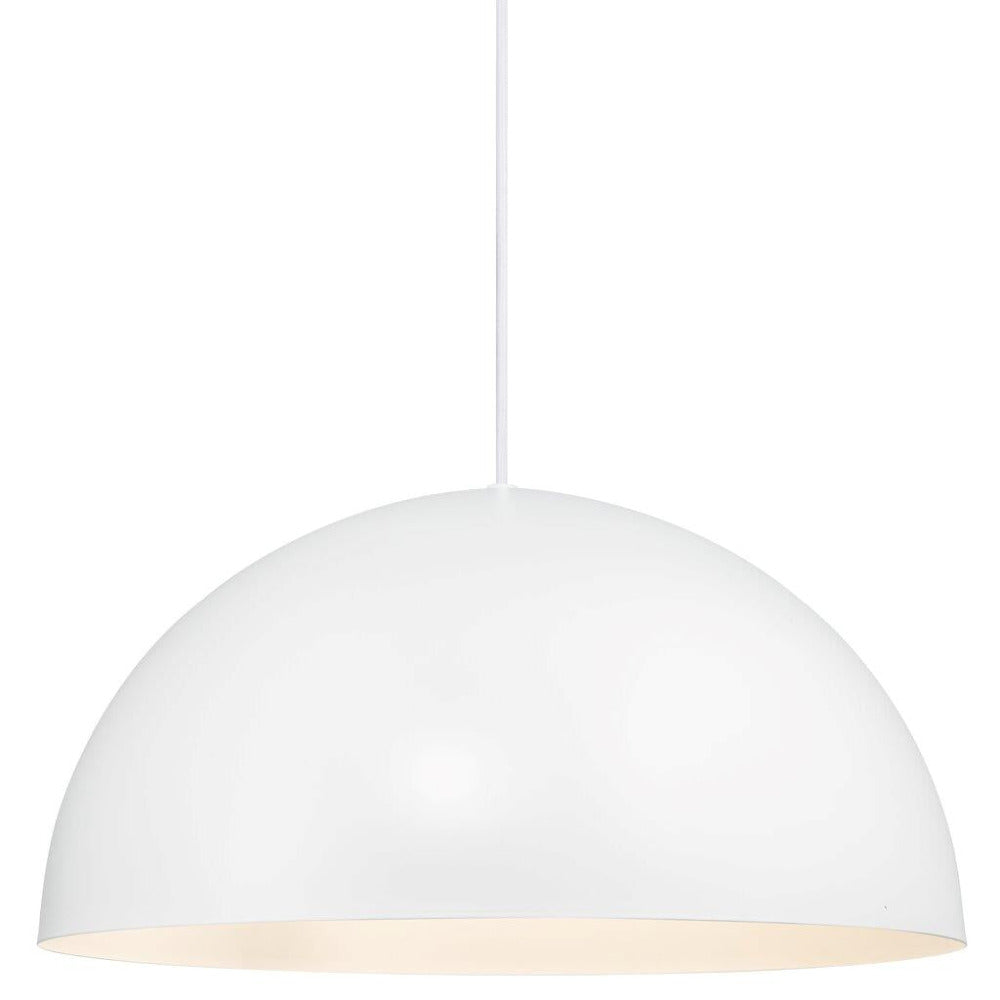 Buy Pendant Lights Australia Ellen 1 Light 400mm Pendant White - 48573001