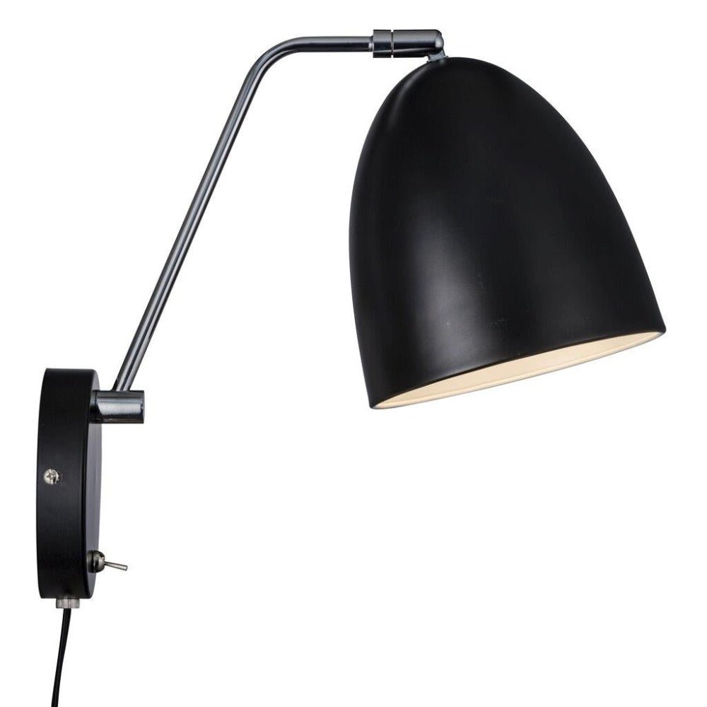 Alexander 1 Light Wall Light Black - 48621003