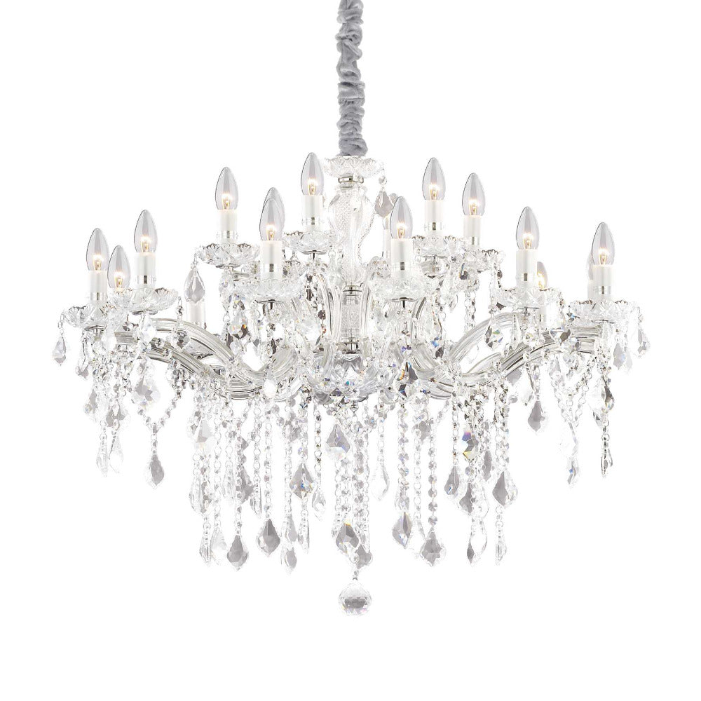 Buy Chandeliers Australia Florian Sp18 Chandelier 18 Lights Glass & Metal - 0751