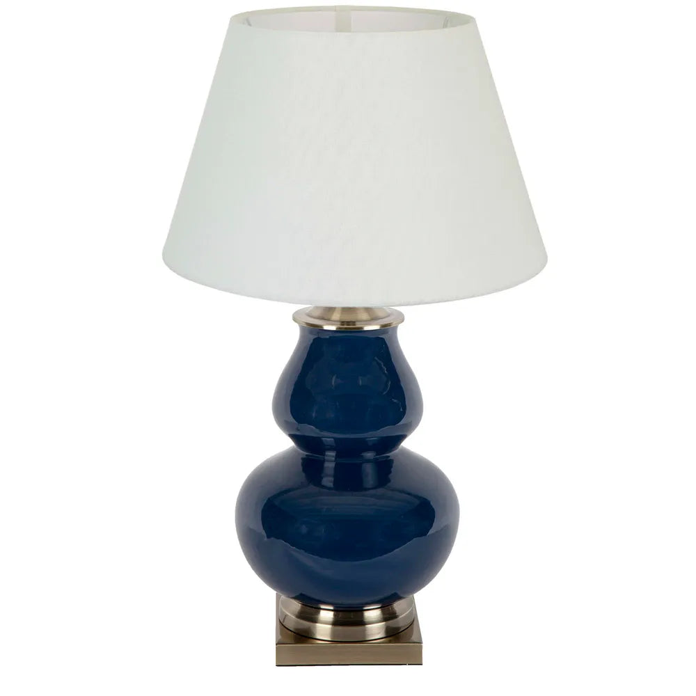 Buy Table Lamps Australia Matisse Table Lamp Dark Blue Ceramic / Metal - ELJC9277BLU