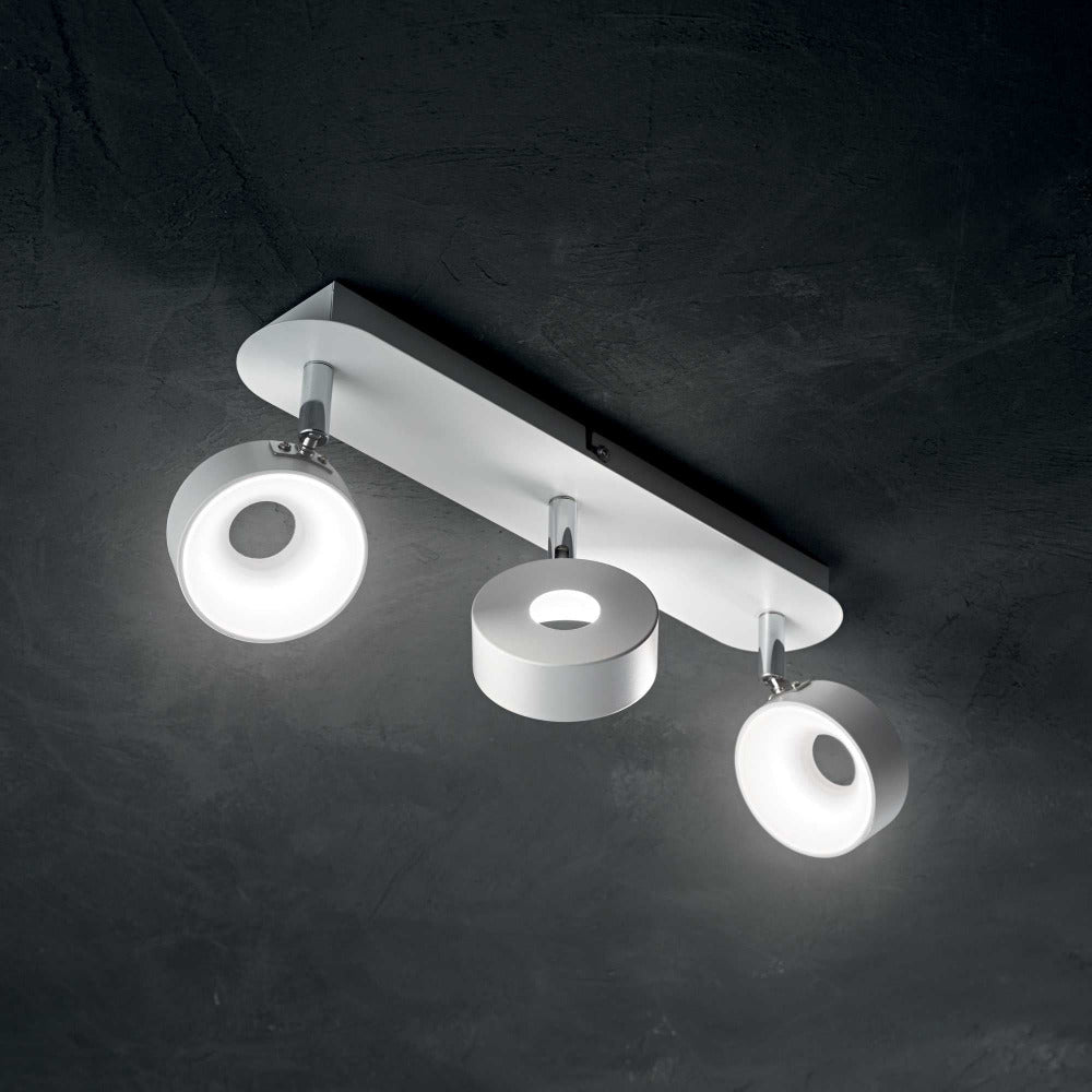 Buy Spotlights Australia Oby Pl3 Spot 3 lights White Metal 3000K - 196701