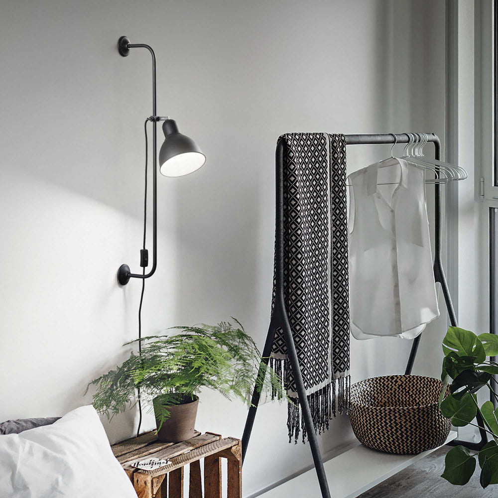Buy Bedside Reading Lights Australia Shower Ap1 Bedside Reading Light Black Metal - 179643