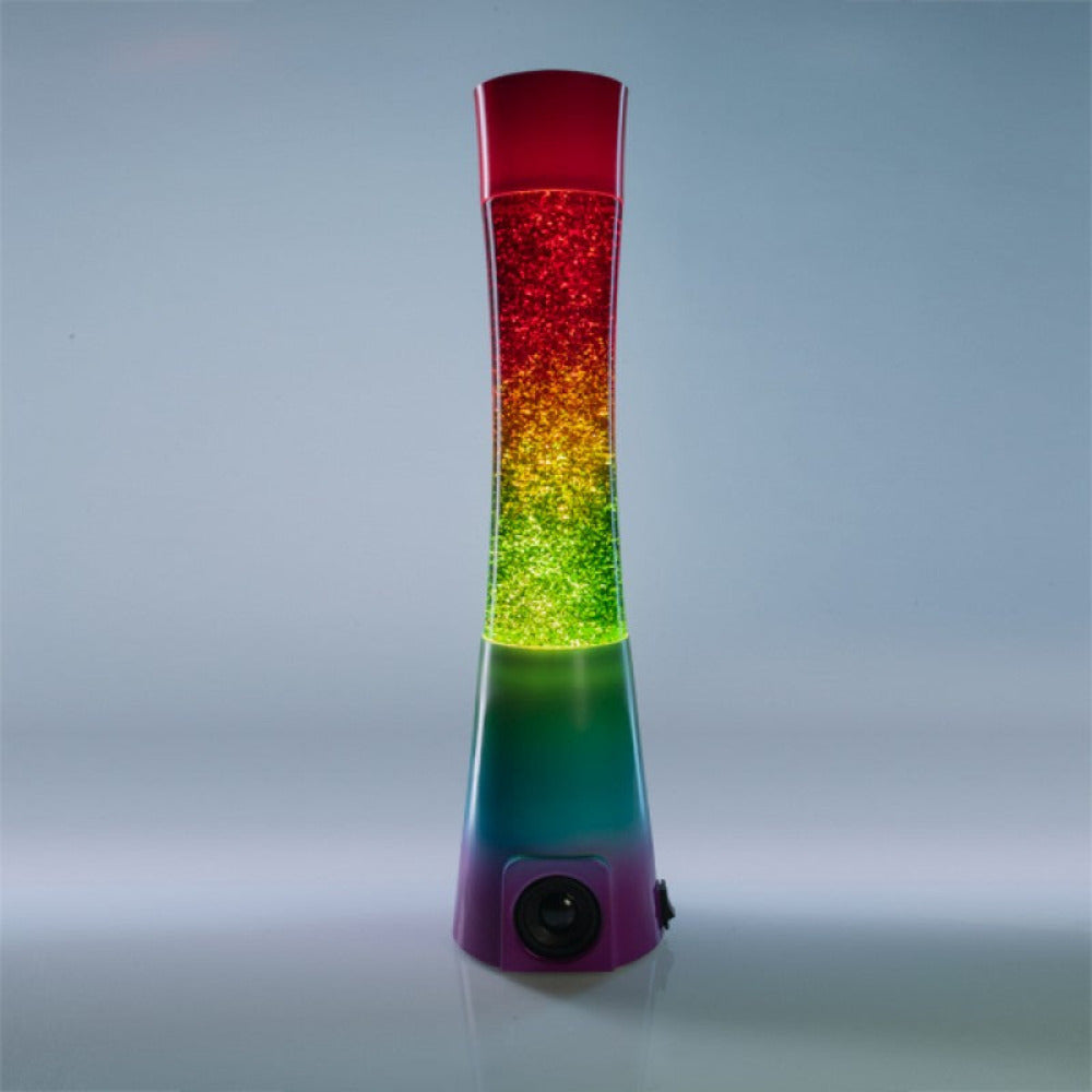 Glitter Kids Lamp Speaker Rainbow - KLS-GLS/RB