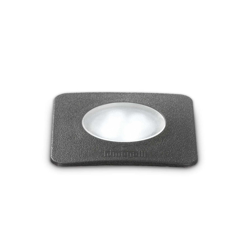 Buy Deck Lights Australia Gravity Pt Square Deck Light W90mm Black Resin 4000K - 120317
