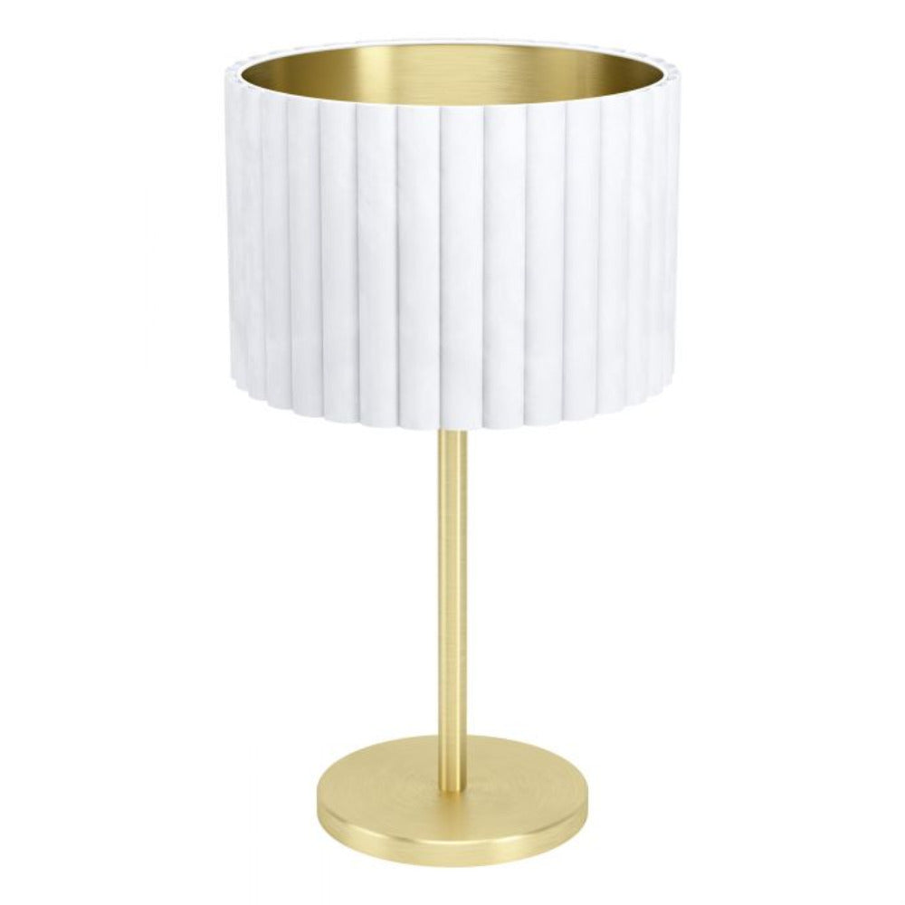 Buy Table Lamps Australia Tamaresco 1 Light Table Lamp Brushed Brass Steel - 39766N