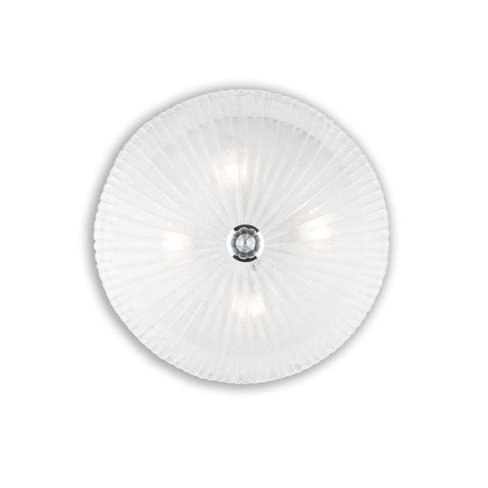 Buy DIY Batten Fix Lights Australia Shell Pl4 Round DIY Batten Fix 4 Lights Glass - 00861