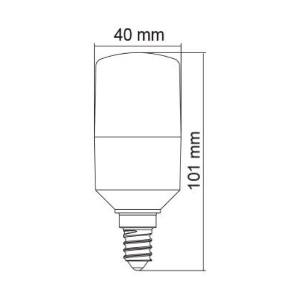 Buy LED Globes Australia LT40 LED Globe 240V 7W SES Opal Polycarbonate 3CCT - LT407TC/E14
