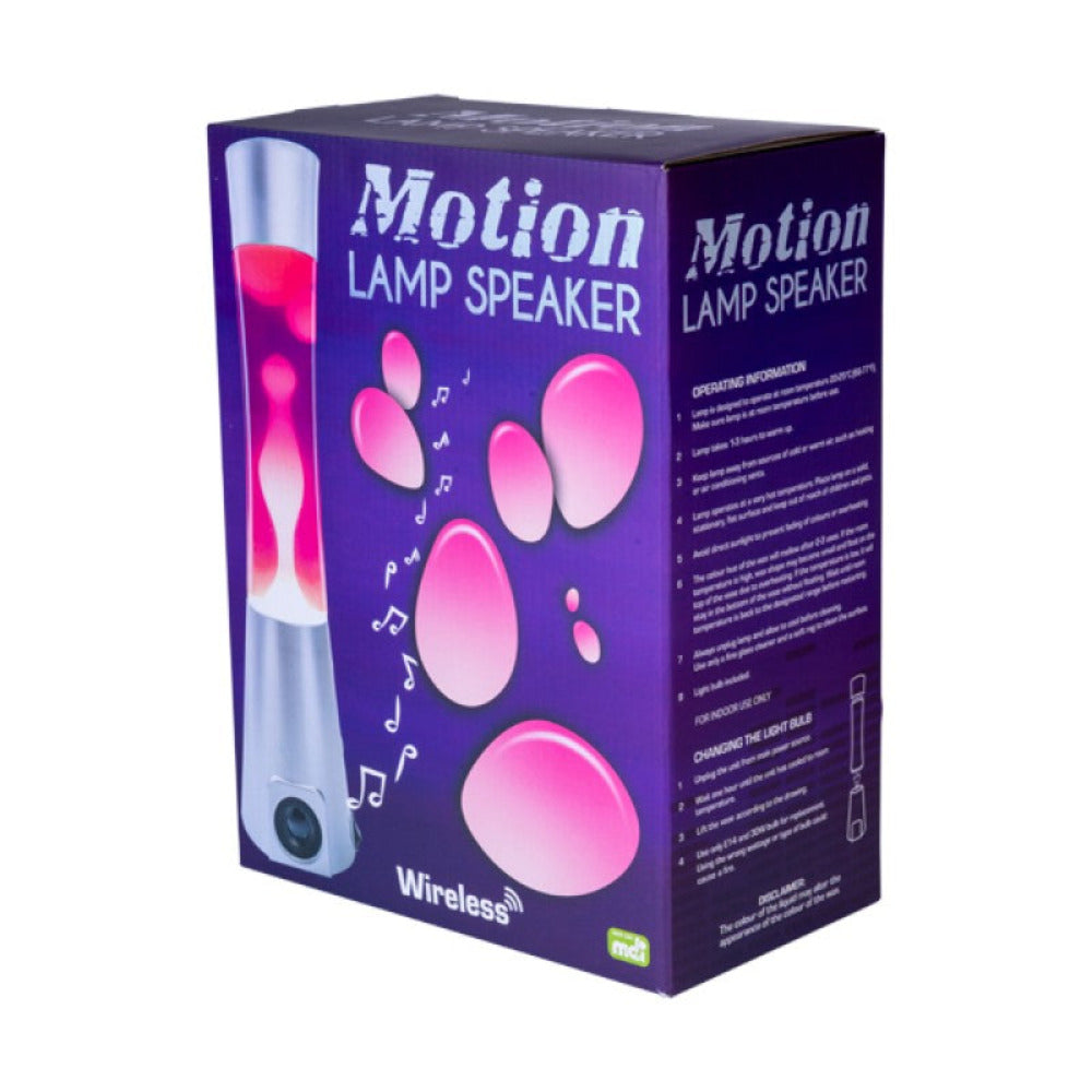 Motion Kids Lamp Bluetooth Speaker Silver / Pink / White - KLS-MLS/SPW