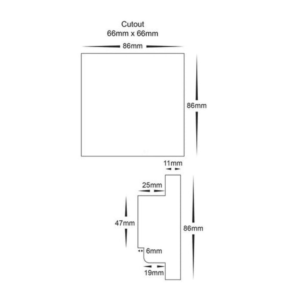 Buy Strip Light Controllers Australia LED Strip Light Touch Controller White Plastic RGB - HV9101-EX3S
