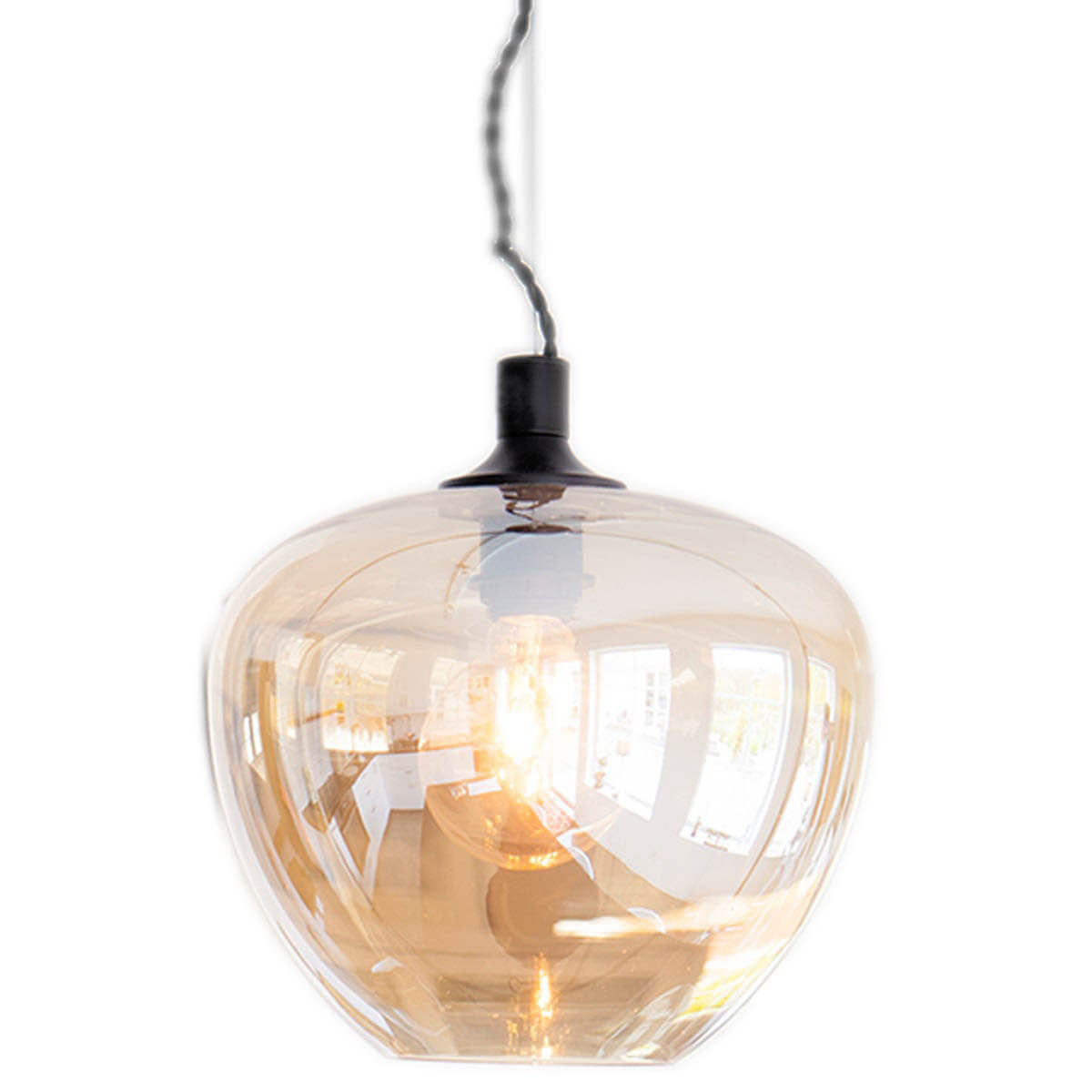 Bellissimo Pendant Light Amber Glass - 4200570-5503