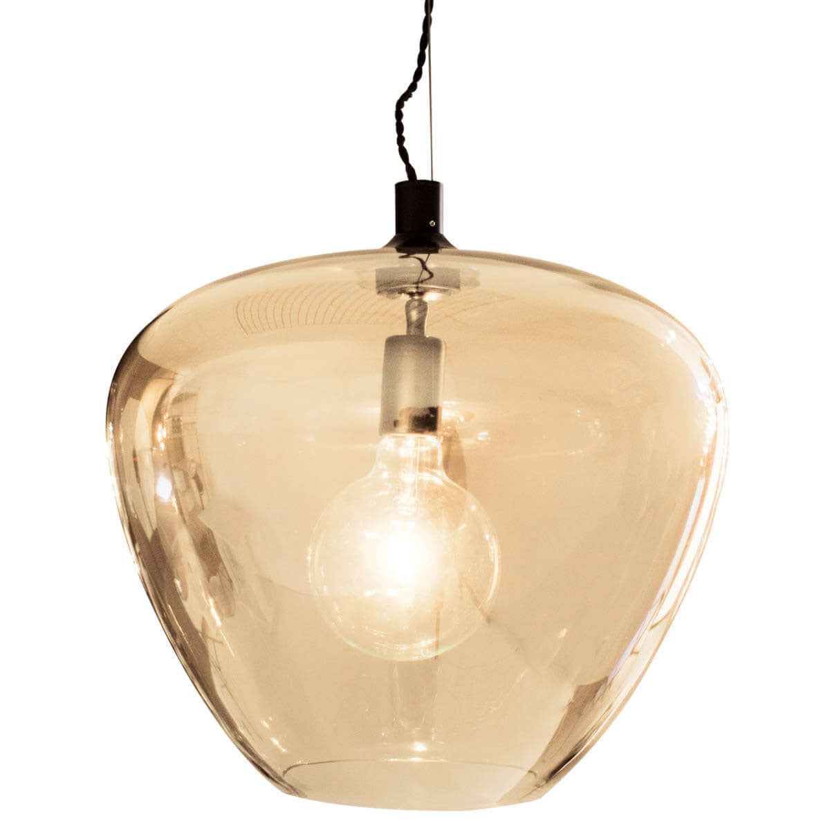Bellissimo Grande Pendant Light Amber glass - 4200570-5503
