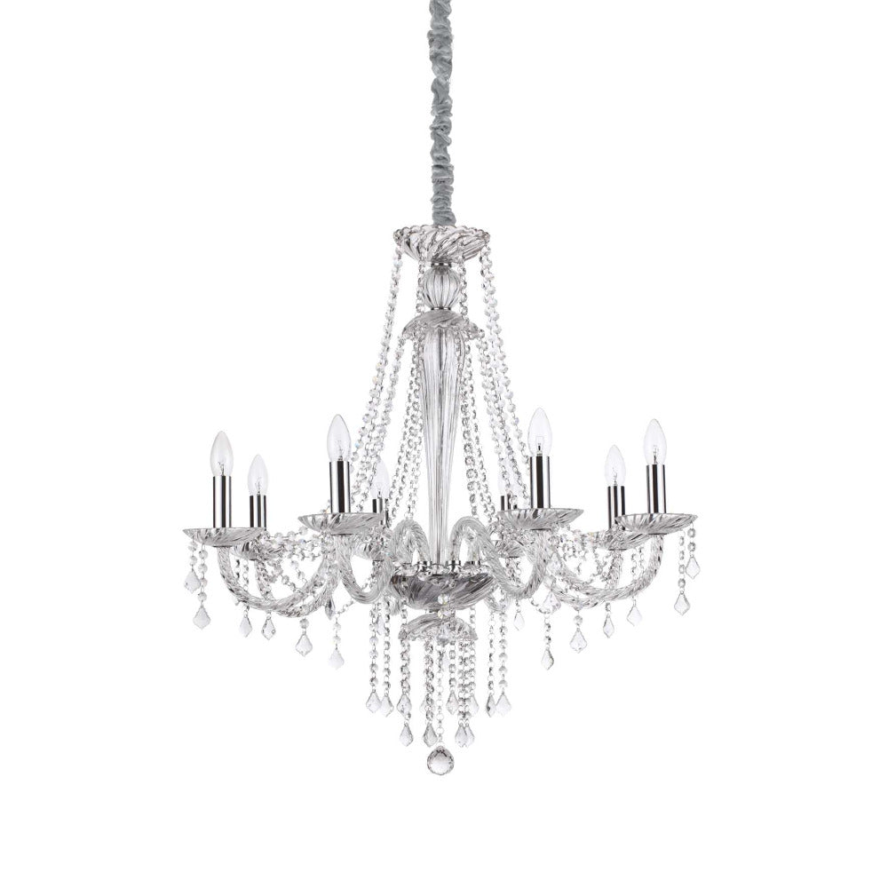 Buy Chandeliers Australia Amadeus Sp8 Chandelier 8 Lights Clear Glass / Crystals - 168777