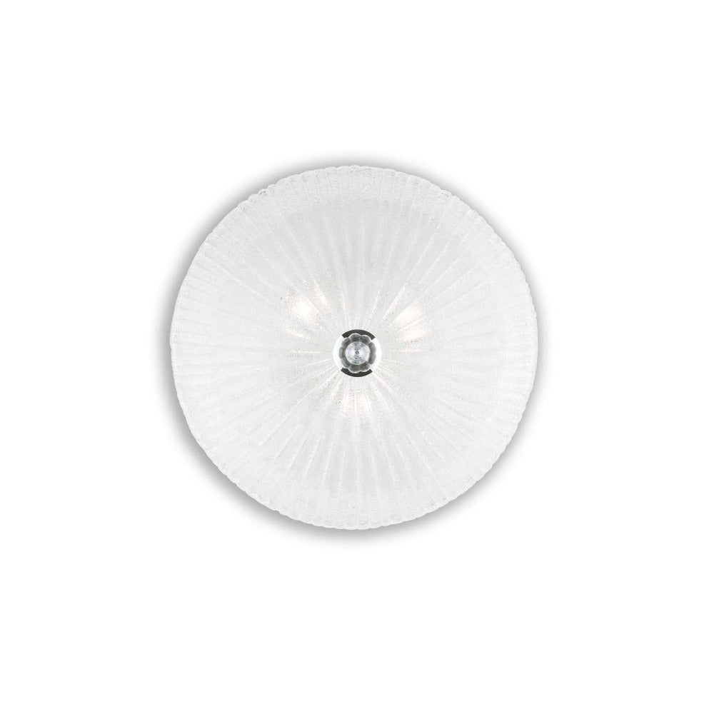 Buy DIY Batten Fix Lights Australia Shell Pl3 Round DIY Batten Fix 3 Lights Glass - 00860