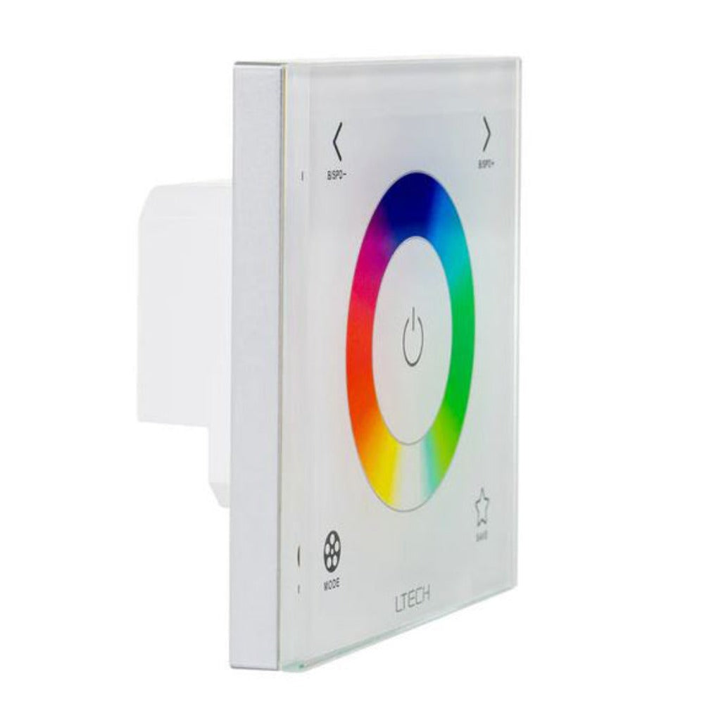 Buy Strip Light Controllers Australia LED Strip Light Touch Controller White Plastic RGB - HV9101-EX3S