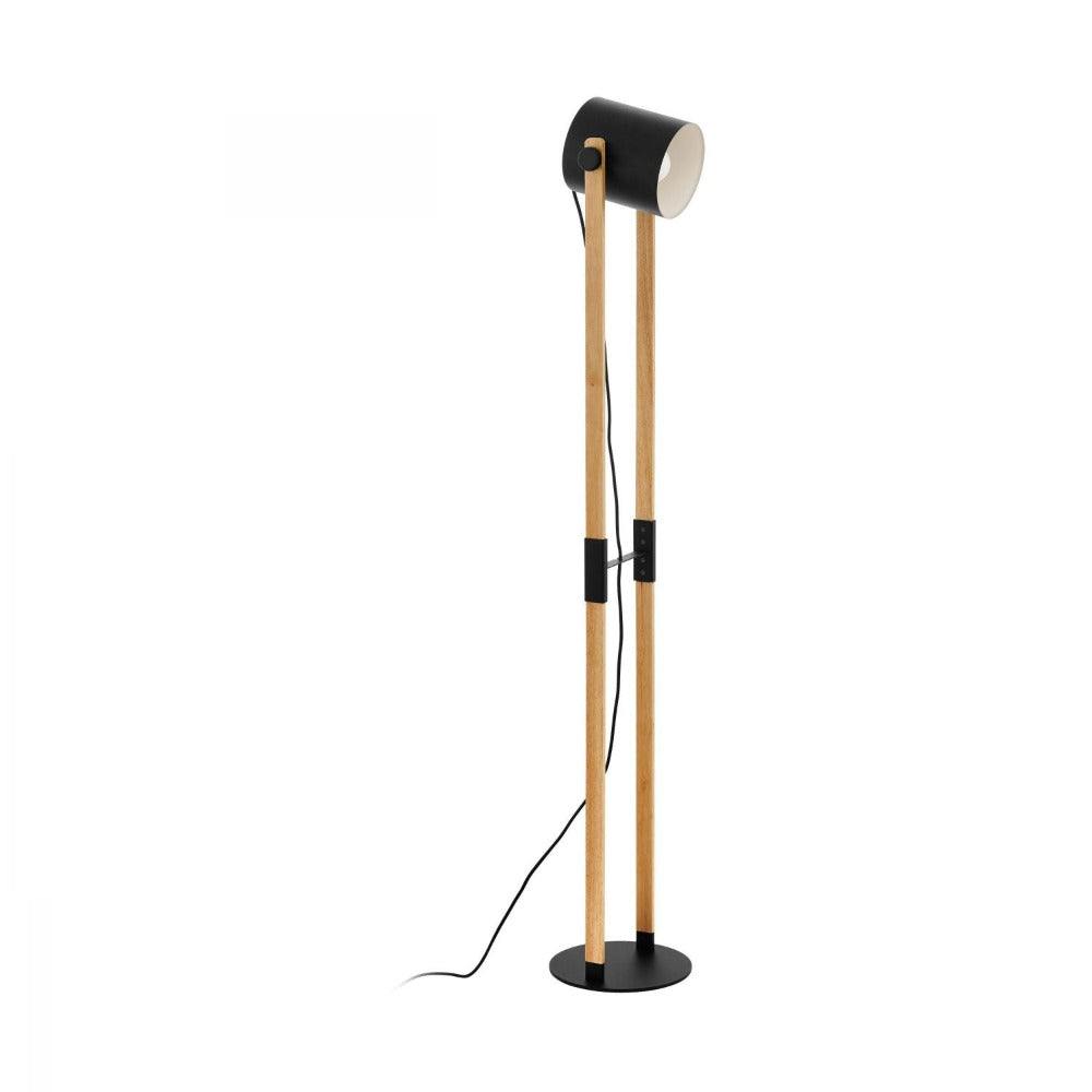 Buy Floor Lamps Australia Hornwood 1 Light Floor Black, Cream & Brown - 43048N