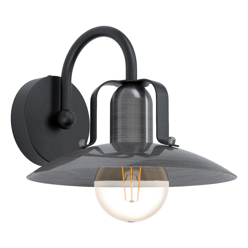Buy Wall Sconce Australia Kenilworth 1 Light Wall Light Black / Antique Nickel - 43206N