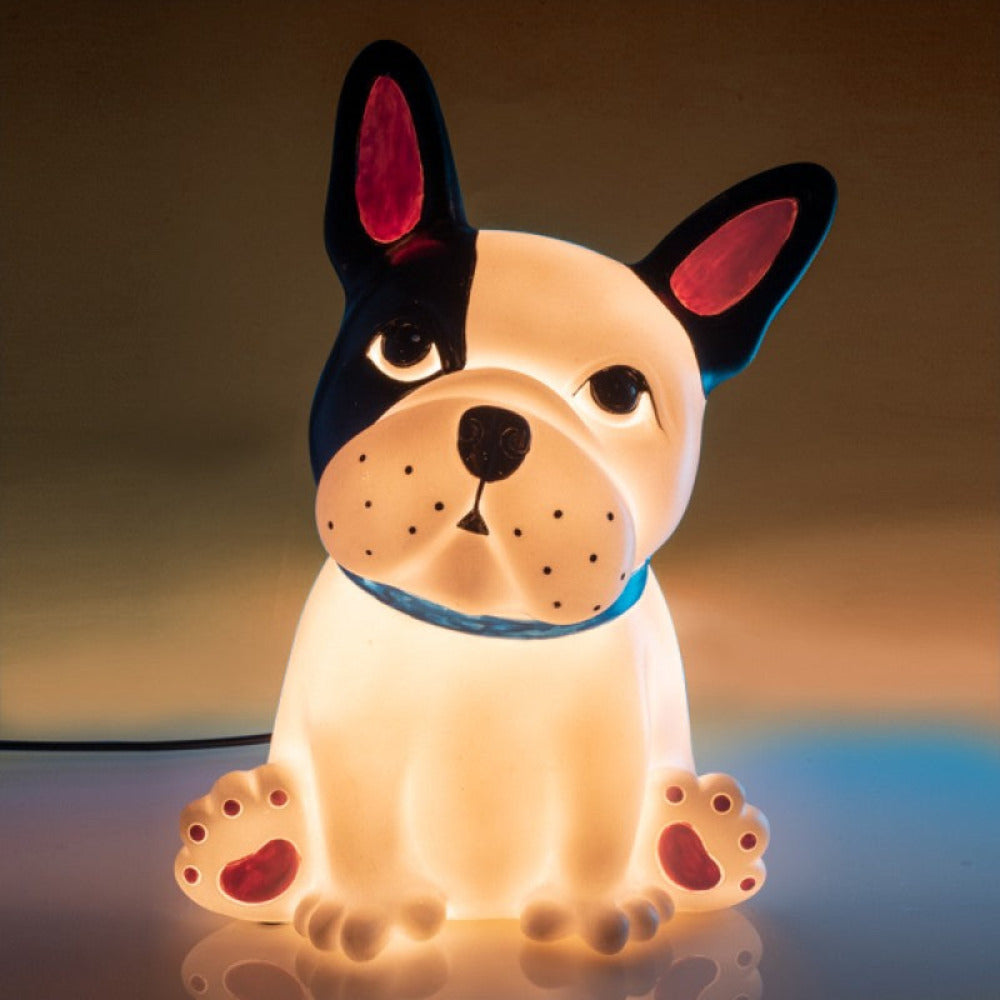 French bulldog deals lamp the range