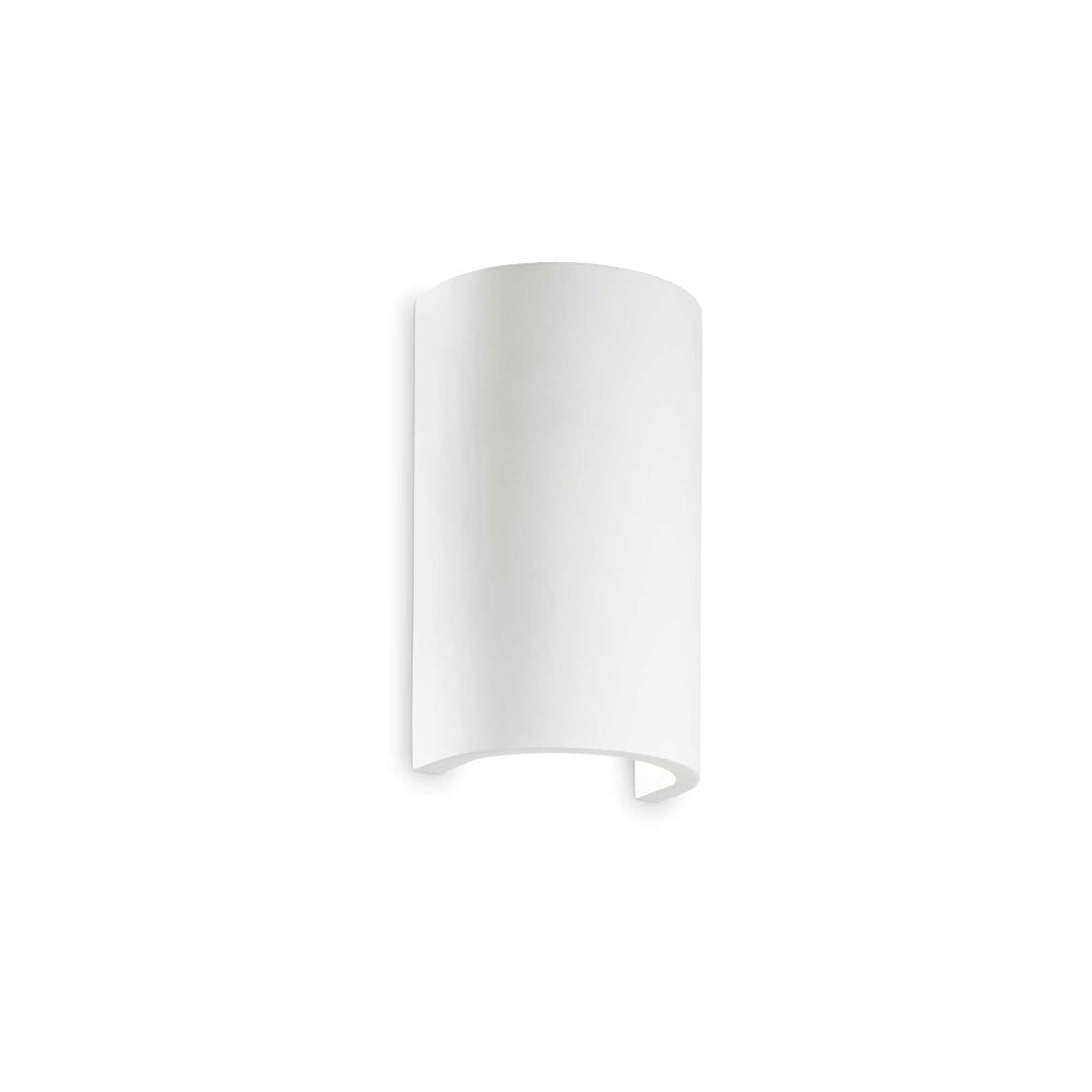 Buy Wall Sconce Australia Flash Gesso Ap1 Wall Sconce H180mm White Metal - 214696