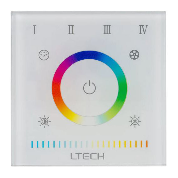 LED Strip Light Touch Controller White Plastic RGBCW - HV9101-EX5S