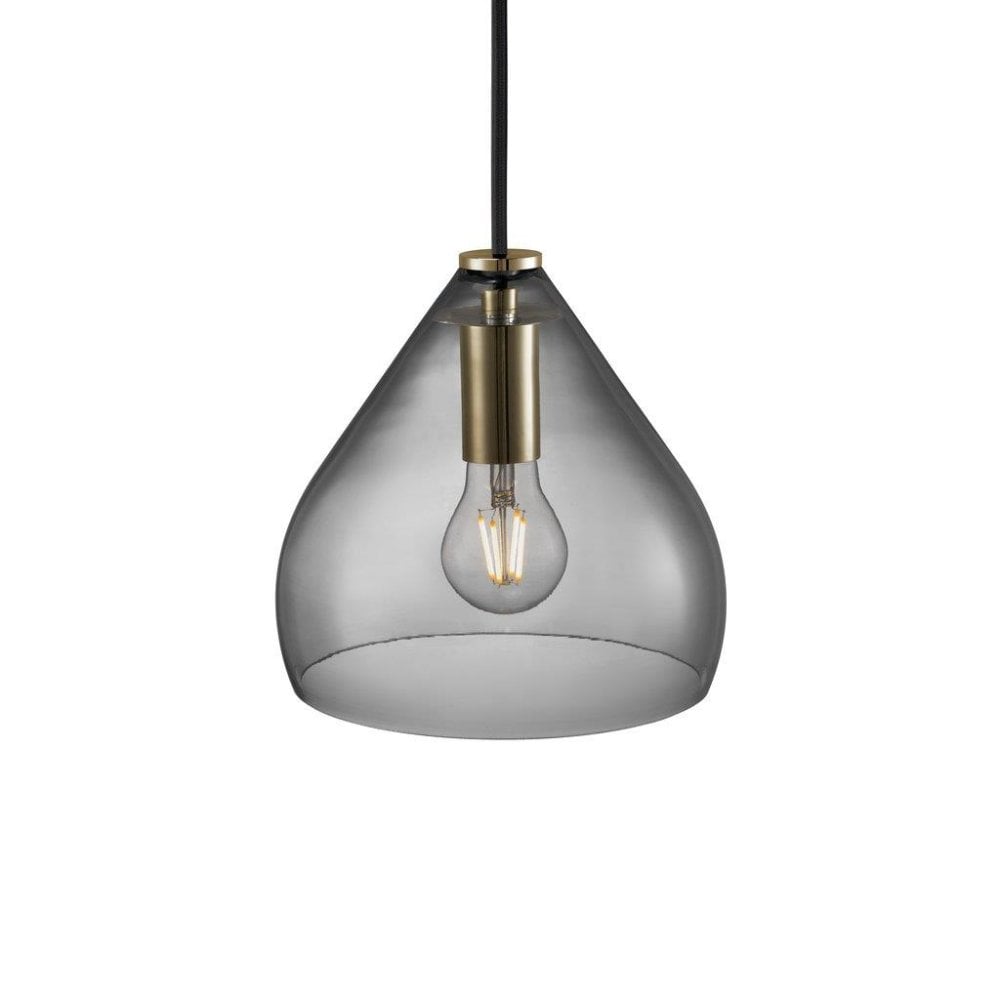 Buy Pendant Lights Australia Sence 1 Light Small Pendant Smoke - 46073047