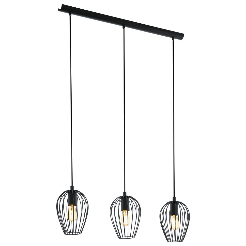 Buy Pendant lights australia - Newtown 3 Light Pendant Black - 49478