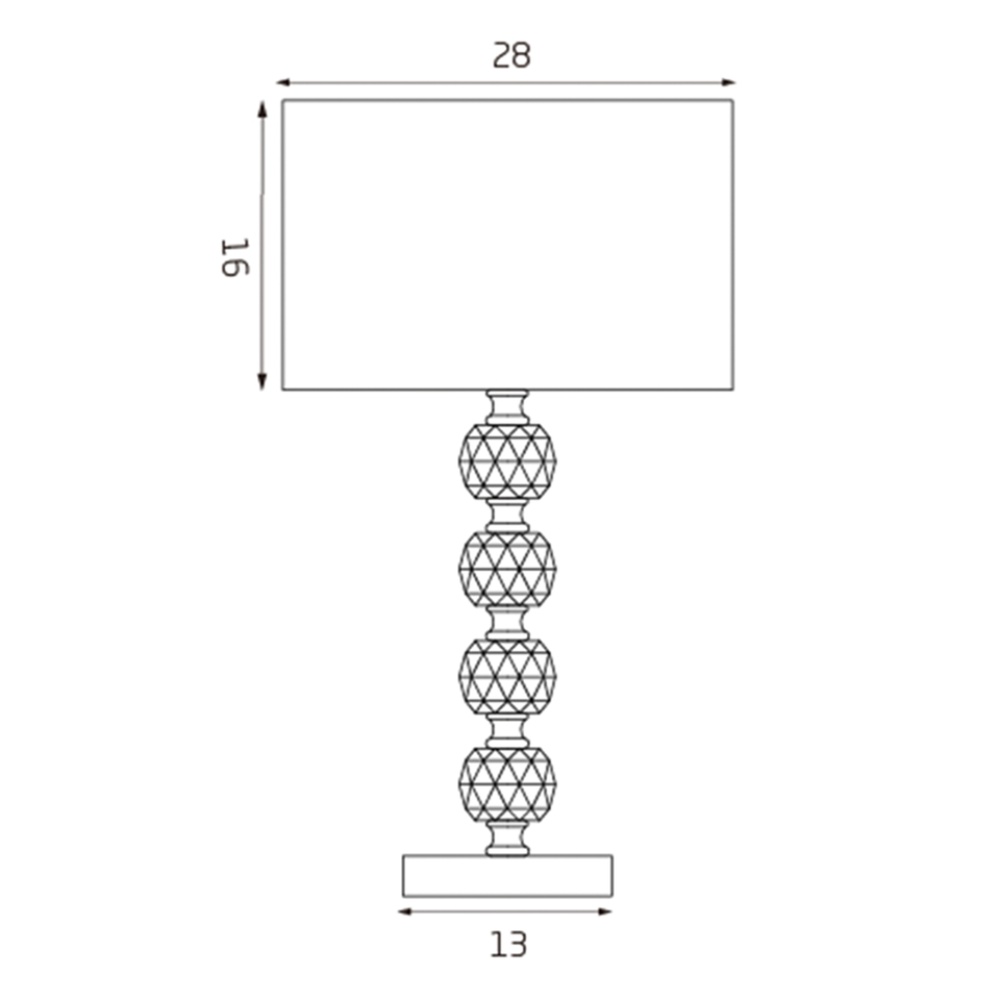 Buy Table Lamps Australia Suzie Table Lamp with White Shade - LL-27-0034