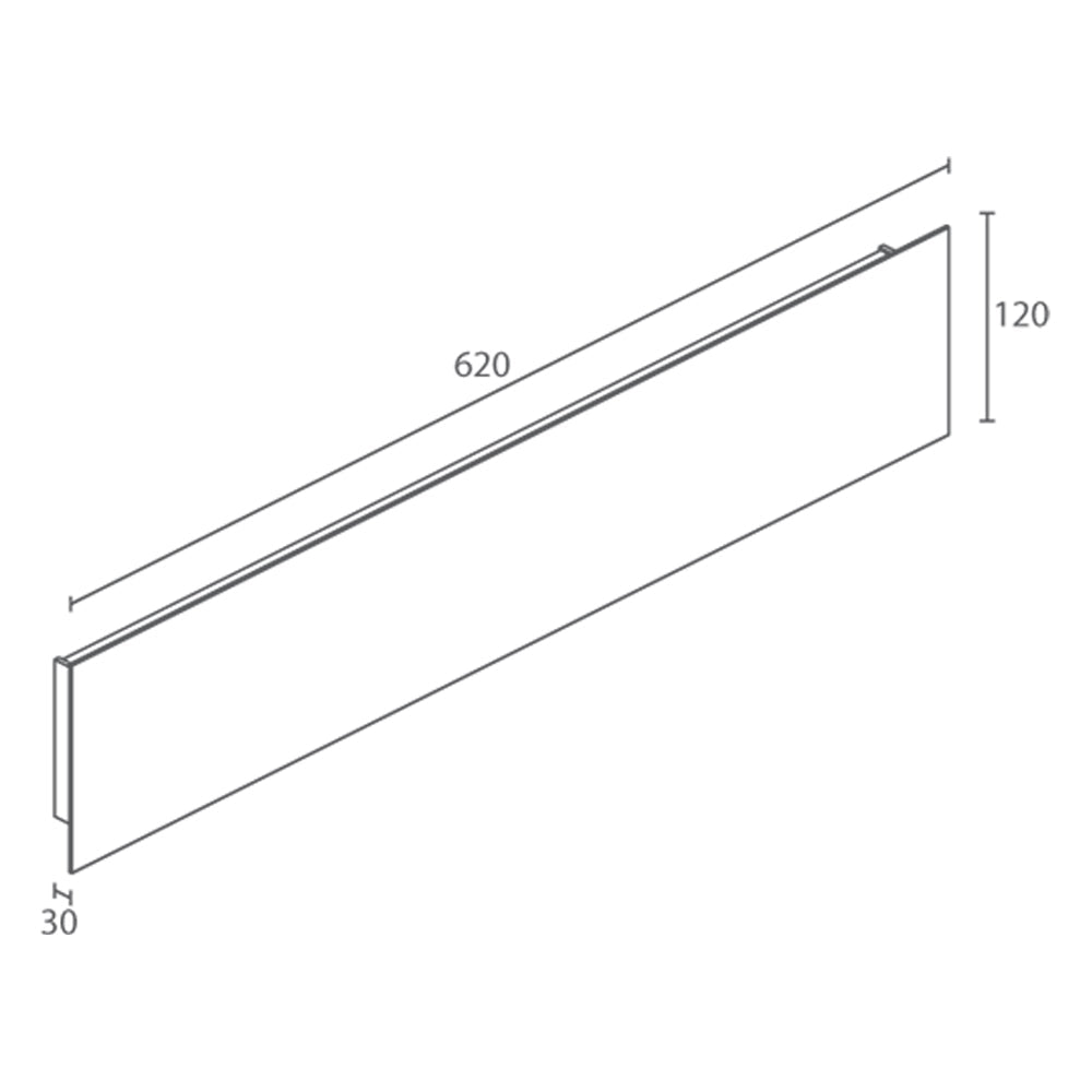 Buy Wall Sconce Australia Berica IN 2.2 Flat Wall Sconce 54W On / Off Aluminium 4000K - BB2110