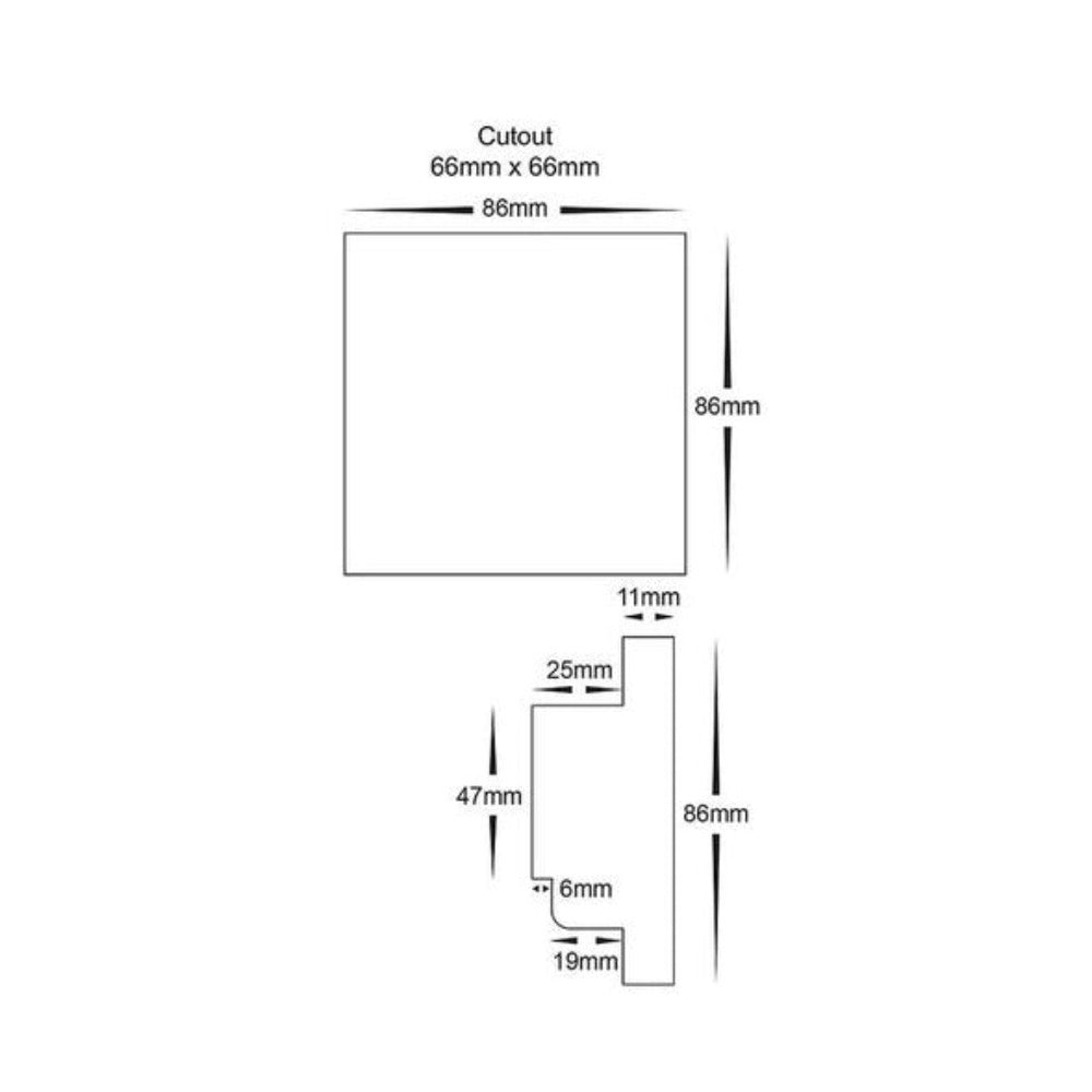 Buy Strip Light Controllers Australia LED Strip Light Touch Controller White RGBC/W - HV9101-EX8S