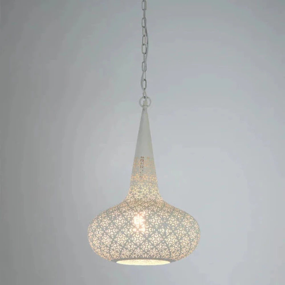 Buy Pendant Lights Australia Triton Pendant Light White Metal - ZAF11237