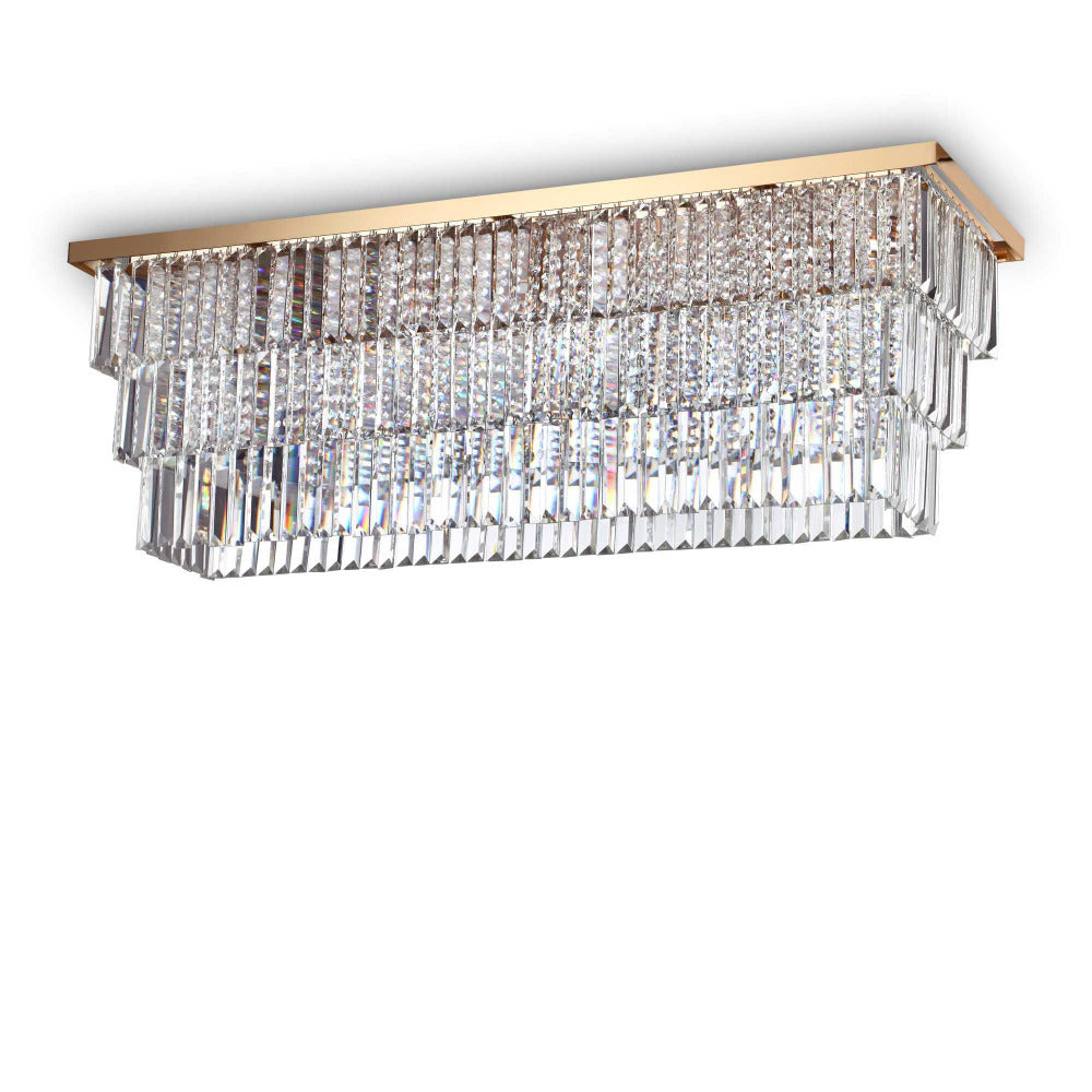Buy Ceiling Crystals Australia Martinez Pl8 Ceiling Crystal 8 Lights Metal / Crystal - 21356