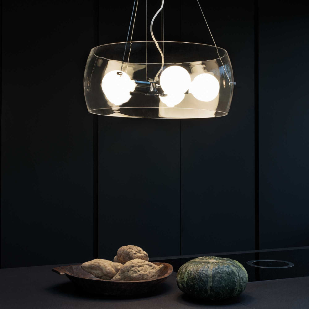 Buy Pendant Lights Australia Round Audi-10 Sp5 Pendant 5 Lights Glass 3000K - 1039