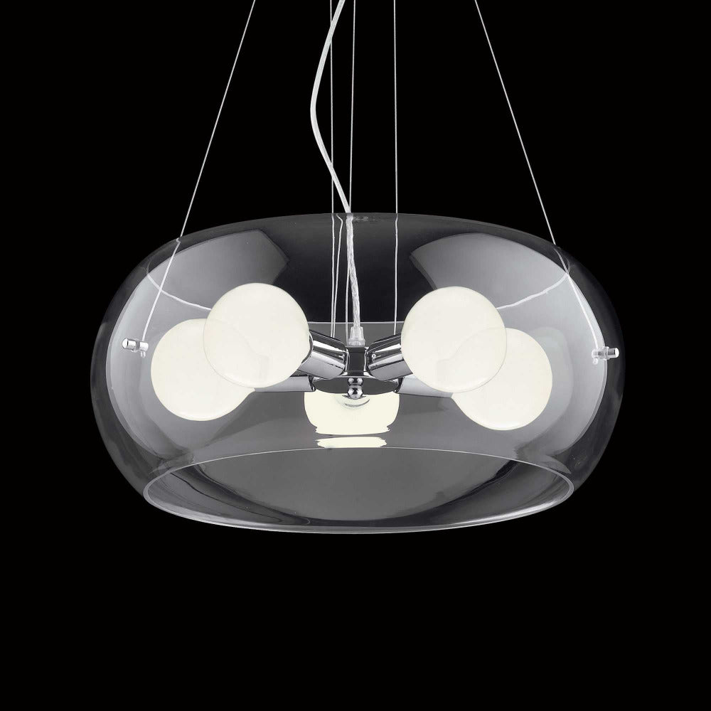 Buy Pendant Lights Australia Round Audi-10 Sp5 Pendant 5 Lights Glass 3000K - 1039