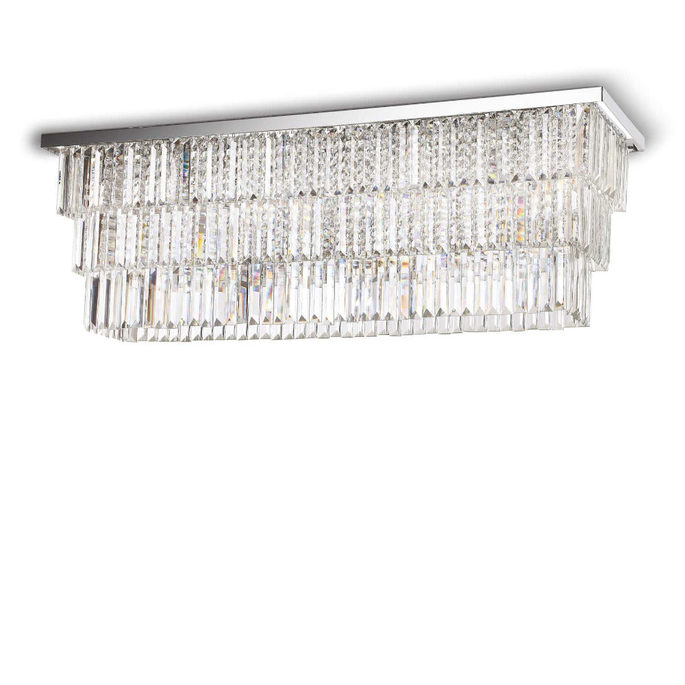 Buy Ceiling Crystals Australia Martinez Pl8 Ceiling Crystal 8 Lights Metal / Crystal - 21356