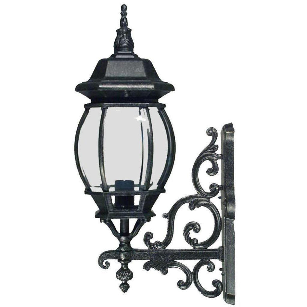 Buy Outdoor Wall Lanterns Australia Flinders Small Outdoor Wall Light Antique Black IP12 - 1000211