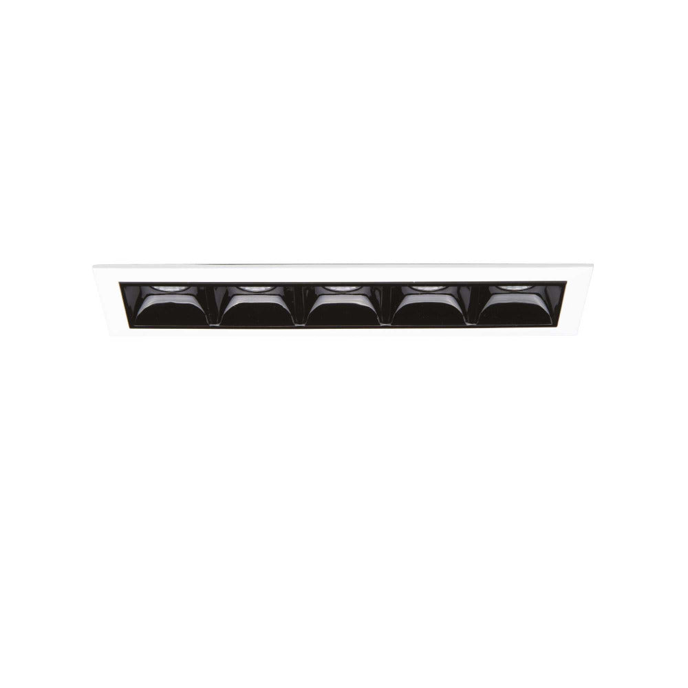 Buy Recessed LED Downlights Australia Lika Fi Trim Recessed LED Down 5 Lights White Aluminum 4000K - 267876