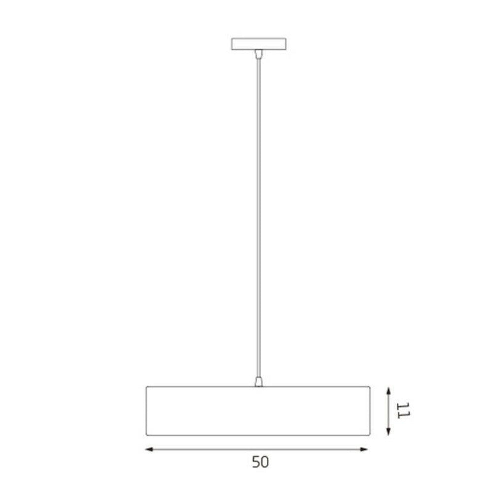 Buy Pendant Lights Australia Mara Drum Pendant Light with White Shade - LL002PL018W