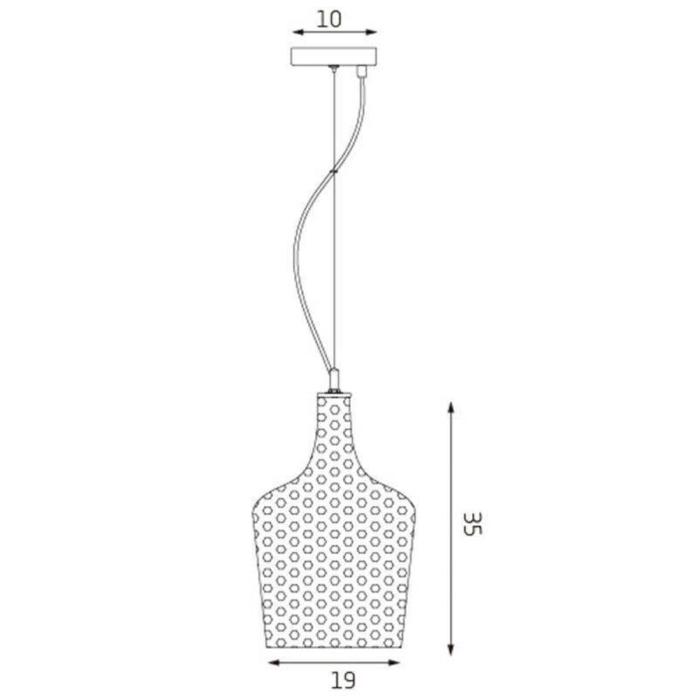 Buy Pendant Lights Australia Marsha Pendant Light Clear - LL002PL037C