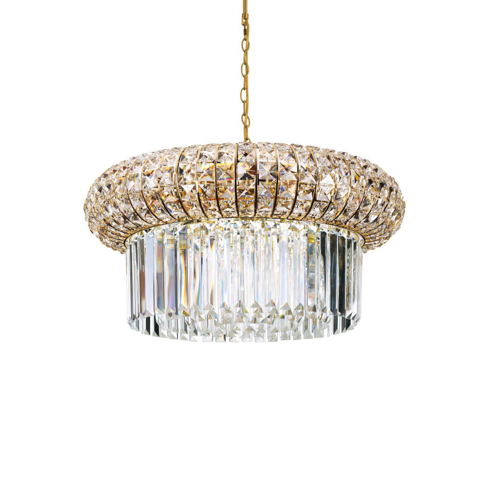 Buy Crystal Pendant Lights Australia Nabucco Sp16 Crystal Pendant 16 Lights Metal / Crystal - 237800