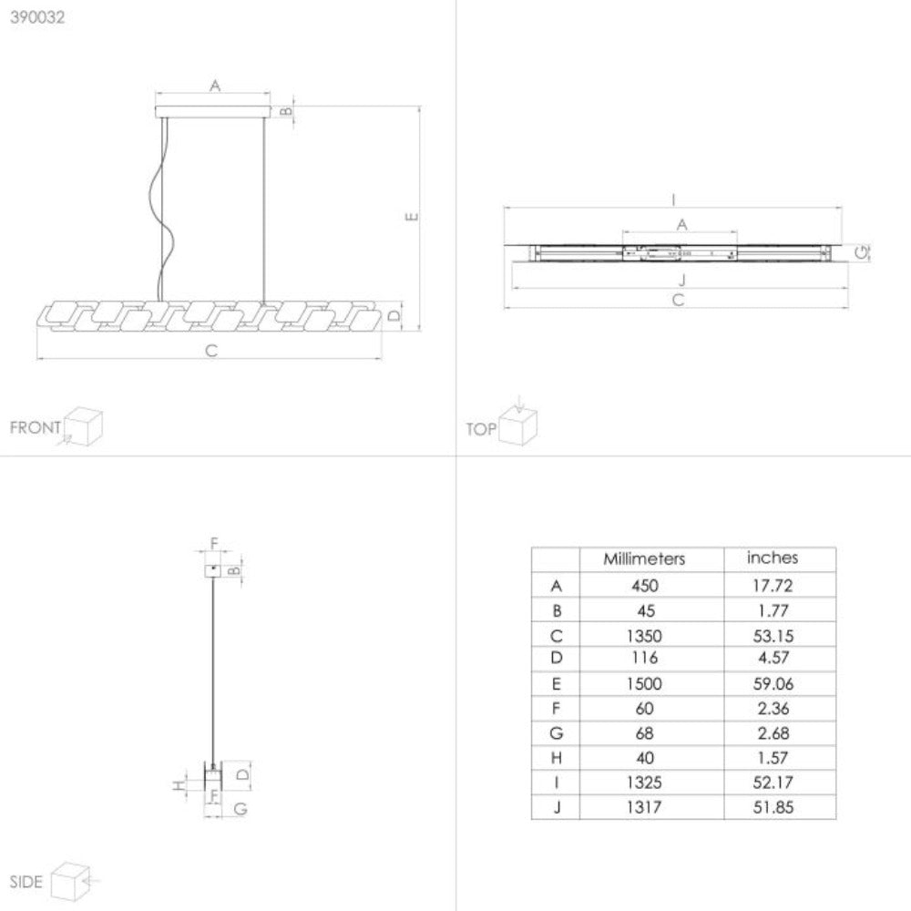 Buy Island Pendant Lights Australia Altagracia LED Island Pendant 4 Lights Steel Black 3000K - 390032