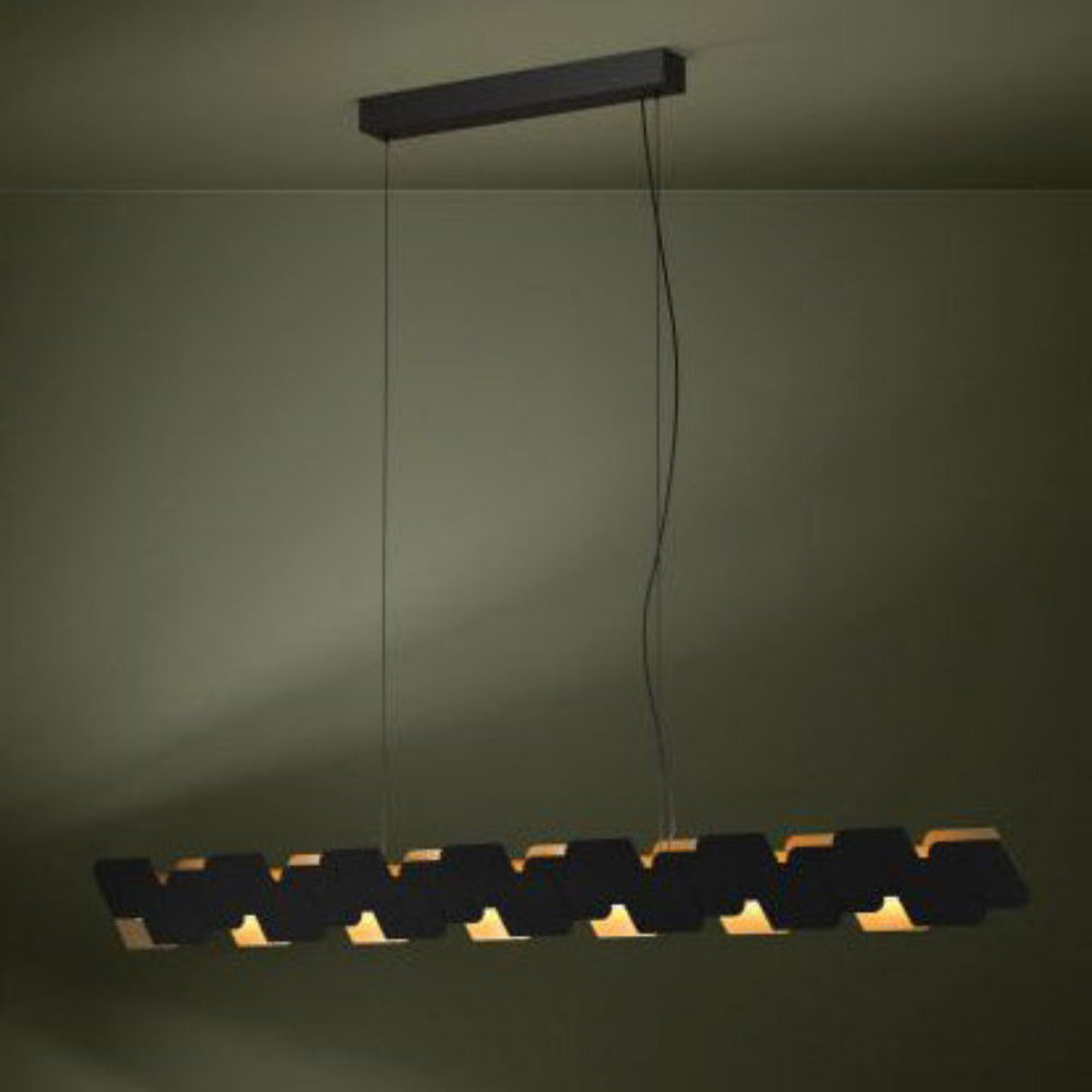 Buy Island Pendant Lights Australia Altagracia LED Island Pendant 4 Lights Steel Black 3000K - 390032
